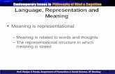 Language, Representation and Meaning - NPTELnptel.ac.in/courses/109101004/downloads/Lecture-30.pdf · Language, Representation and Meaning ... development of language and meaning