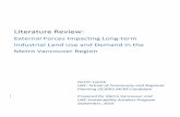2016 UBC Scholars - Industrial Lands Metro Vancouver - … ·  · 2016-09-20ExecutiveSummary! This study examines a number of external forces that have the potential to affect the