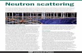 Neutron scattering - Institute of Physics - For physics ... · access to the world’s best in each class ... Techniques first used to investigate physics-based ... UK businesses
