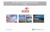 PKN ORLEN consolidated financial results 4Q15 ·  · 2016-01-28PKN ORLEN consolidated financial results 4Q15 28 January 2016 #ORLEN4Q15 @PKN_ORLEN. ... New contracts for crude oil