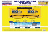 MAMBALAMmambalamtimes.in/admin/pdf/1515162804.06.01.2018.pdfMAMBALAM TIMES January 6 - 12, 2018 C M Y K Page II T. NAGAR BAZAAR This column is intended to help small businesses in