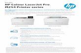 Data Colour LaserJet M254 Printer sheet HP Colour LaserJet Pro M254 Printer series Get high-impact colour, increased convenience, and fastest in-class First Page Out Time(FPOT). 1