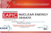 NUCLEAR ENERGY DEBATE - Homepage | ESI … and nuclear energy n all countries using nuclear energy there are well established procedures for storing, managing and transporting such