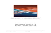 Chanalyzer Pro with Cisco CleanAir - MetaGeekfiles.metageek.net/.../MetaGeek_ChanalyzerProwithCiscoCleanAir... · Chanalyzer Pro with Cisco CleanAir® turns RF spectrum data collected