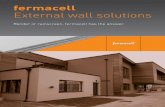 External wall solutions - fermacell · QStable and robust, non-combustible ... fermacell External Wall Solutions ... suitable external grade mastic, fire and