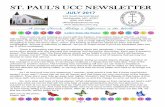 ST. PAUL’S UCC NEWSLETTER - Clover Sitesstorage.cloversites.com/stpaulsunitedchurchofchrist1... ·  · 2017-07-06ST. PAUL’S UCC NEWSLETTER JULY 2017 103 South Second Street Marthasville,
