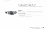 Technical Information Promonitor NRF560 - …€¦ ·  · 2014-09-05Promonitor NRF560 Endress+Hauser 5 Input and Auxiliary Energy Measured Variables Multidrop local HART Communication