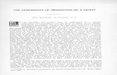 The Ceremonies of Ordination of a Priest - Dominicana Vol ... · THE CEREMONIES OF ORDINATION OF A PRIEST BRO. ... Exposition du Dogme Catholique (9th ed., Paris, ... and full of