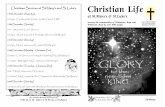 Christmas Services at St Mary’s and St Luke’s Christian Life · Christmas Services at St Mary’s and St Luke’s 15th December (Saturday) 6.30pm - Carols on the Green (at the