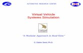 Virtual Vehicle Systems Simulation - University of …arc.engin.umich.edu/events/archive/annual/conf00/smid.pdfVirtual Vehicle Systems Simulation †1 =_Te\Qb 1‘‘b_QSX Y^ BUQ\˛DY]U