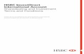 HSBC InvestDirect International Account … InvestDirect International Account Sharedealing and Investment ... Client money 38 ... sharedealing and investment service provided by HSBC