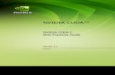 NVIDIA CUDA Best Practices  · PDF fileCUDA Best Practices Guide Version 3.1 Version 3.1 5/19/2010 NVIDIA CUDA™ NVIDIA CUDA C Best Practices Guide