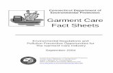 Garment Care Fact Sheets - Connecticut Department of ... ♦ EPA's Design For the Environment (DfE) Garment and Textile Care ... The Garment Care Fact Sheets are published by the ...