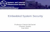 Embedded System Securitypdm12/cse597g-f15/slides/cse597g-embedded-systems.pdfPage Embedded System • Microprocessor used as a component in a device and is designed for a specific