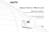 Uninterruptible Power Supply - - APC USA Manual Smart-UPS™ Uninterruptible Power Supply 750/1000/1500/2200/3000 VA Tower / Rack-Mount 2U 120 Vac/230 Vac su10 1 a
