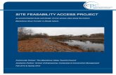 SITE FEASABILITY ACCESS PROJECT · SITE FEASABILITY ACCESS PROJECT ... 4.1.1 – Site Visit ... the river was notoriously polluted and stagnant to life.