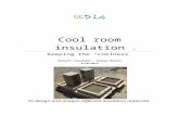 Cool room insulation - Home - Program for International ... · Web viewCool room insulation Keeping the “coolness” Kenneth Lekashman – Soraya Manzor 6/10/2014 To design and