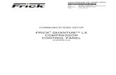 FRICK QUANTUM™ LX COMPRESSOR CONTROL   CS (JUNE 05) FRICK® QUANTUM LX COMPRESSOR CONTROL PANEL Page 2 COMMUNICATIONS SETUP Table of Contents QUANTUM LX