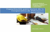 Capacitación para socios de la Cooperativa de Piñoneros ...legacy.iica.int/Esp/regiones/andina/Ecuador/Documentos de la... · empresa había funcionado en regla el primer año,
