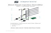 Direct Steam Injection Humidifier - neptronic.com Humidifier Manual... · Installation Method Statement ... Stage 3 – Control Valve Installation ... Float and Thermostatic Steam
