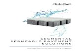 SEGMENTAL PERMEABLE PAVEMENT SOLUTIONStecho-bloc.s3.amazonaws.com/pdf/Brochures/Generic... · The role of a segmental permeable pavement system is to allow water ... F. GEOTEXTILE