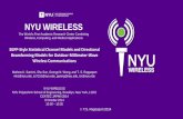 NYU WIRELESS - MiWEBA · T.S. Rappaport 2014 NYU WIRELESS ... 28 GHz Propagation Measurement ... in New York City at 28 GHz and73 GHz,”Personal Indoor Mobile Radio Communications