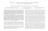 MARX: Uncovering Class Hierarchies in C++ Programs · MARX: Uncovering Class Hierarchies in C++ Programs Andre Pawlowski , Moritz Contag , Victor van der Veen y, Chris Ouwehand ,
