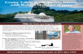 Cruise Tahiti & the Society Islands with Robert Mondavi Winery · Society Islands Designed specifically to glide through the shallow seas of the South Pacific, The m/s Gauguin is