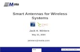 [PPT]Smart Antennas for Wireless Systems - Jack Winters' … · Web viewSmart Antennas for Wireless Systems Jack H. Winters May 31, 2004 jwinters@motia.com Multiple-Input Multiple-Output