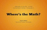 Where’s the Math? - Schedschd.ws/hosted_files/cmcsouth2016/ac/Where's the... · Where’s the Math? Zack Miller Summit Public Schools San Francisco, CA ... – Paul Lockhart, A