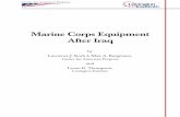 Marine Corps Equipment After Iraq · Marine Corps Equipment After Iraq ... for the continuous enhancement of heavy armored vehicles, ... main battle tank and Bradley infantry fighting