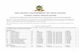 THE COUNTY GOVERNMENT OF TAITA TAVETAtaitataveta.go.ke/sites/default/files/SHORTLISTED CANDIDATES FOR...THE COUNTY GOVERNMENT OF TAITA TAVETA ... 1 Nancy Wawuda Senja F 11312350 Monday