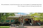 Planning for Schools & Liveable Communities · Planning for Schools & Liveable Communities. Cover Photo: Edison Elementary School, ... As long ago as the 1920s, Clarence Stein, architect