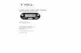 TY91 and TY92 VHF Radio Operating Manual - Trig Avionics ·  · 2016-03-14TY91 and TY92 VHF Radio Operating Manual . 00840-00-AC 27 August 2013 . ... The VHF radio includes a dual-frequency
