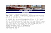 HFT 2265 Food Service Operations - Microsoft Internet ... · Web viewc. explaining how equipment is related to food, beverage, service and costs. TECHNICAL SUPPORT If you experience