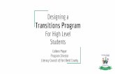 Designing a Transitions Program - Literacy Texas a Transitions Program For High Level Students ...  . ...  - Book Clubs, ...