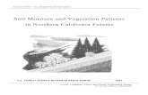 Soil Moisture and Vegetation Patterns in Northern … Service - U.S. Department of Agriculture Soil Moisture and Vegetation Patterns in Northern California Forests U.S. FOREST SERVICE
