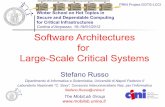 Software Architectures for Large-Scale Critical Systemsdotslcci/document/russo.pdfSoftware Architectures ... Documenting software architecture facilitates communication between stakeholders,