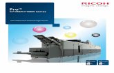 Value Added Colour Production Digital Presses - iosegypt · The Ricoh Pro TM C7100 and Pro C7100X Series are the ideal solutions. ... Multi-Folding Unit ... GBC StreamPunch Ultra