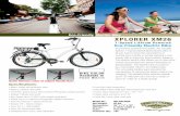 Eco-Friendly Electric Bike XPLORER XM26 XM26 7-Speed Lithium ... The Xplorer electric bike allows you to save time, ... • Seat: Wide leather, MTB type, Alloy Suspension Seat post