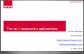 Trends in outsourcing and services - CGI Group · Trends in outsourcing and services . ... Data Communications Company/CGI ... United Utilities /Fujitsu - infrastructure design, ...