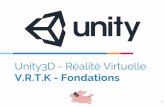 V.R.T.K - Fondations Unity3D - Réalité Virtuelle · Unity3D - Réalité Virtuelle ... VRTK Harvey Ball & the V.R.T.K community This training Author : Sébastien Yriarte, Tech’N’Smile