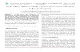 Study of Effect of Nanomaterials as Cement Replacement on ... · Study of Effect of Nanomaterials as Cement Replacement on Physical Properties of Concrete ... Civil Engineering Department,