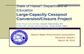 State of Hawai’i Department of Education Large-Capacity ...hwea.org/.../2015/03/27_StateofHawaiiDOELargeCapcityCesspool1.pdf · State of Hawai’i Department of Education Large-Capacity