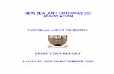 NEW ZEALAND ORTHOPAEDIC ASSOCIATION …nzoa.org.nz/system/files/NJR 8 Year Report.pdfNew Zealand National Joint Registry Eight Year Report 1 REGISTRY BOARD Alastair G Rothwell Chairman