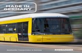 Made in GerMany - Bombardier | Home€¢ Products and services made in Germany: Trams and urban rail, underground, regional and intercity trains, locomotives, bogies, signalling technology,