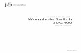For MAC & Windows OS Wormhole Switch JUC400 Switch JUC400 For MAC & Windows OS User Manual WORMHOLE SWITCH USER MANUAL 2 Required Environments Windows - OS: Windows 7 / Vista / XP