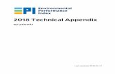 2018 Technical Appendix - epi.envirocenter.yale.edu EPI Technical Appendix 1 . 2018 Environmental Performance Index . Technical Appendix . This technical appendix is a companion document