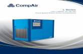 L23–L45PRO (30–60 HP) Fixed Speed Rotary Screw … · that CompAir publishes are consistent with the actual performance of our machines. CompAir compressors, ... Featuring advanced