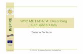 WS2 METADATA: Describing INSPIRE GeoSpatial Dataww2.pcypsitna.navarra.es/Aprende/Documentacin/4... · meanful comparisons are more difficult to ... model for metadata management ...
